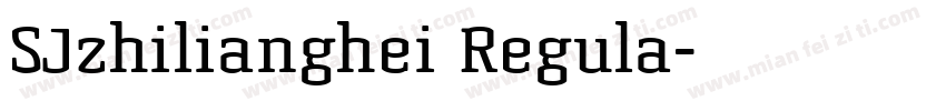 SJzhilianghei Regula字体转换